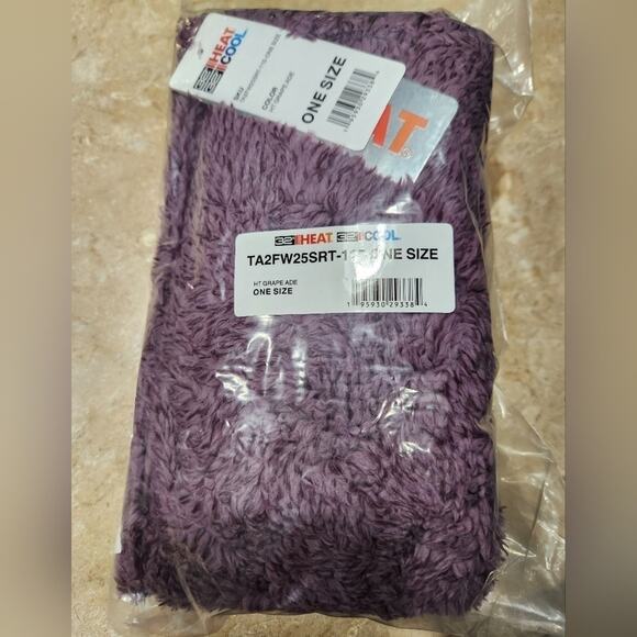 🏝️32 DEGREES, Sherpa Infinity Scarf, Purple, one size - Picture 6 of 7
